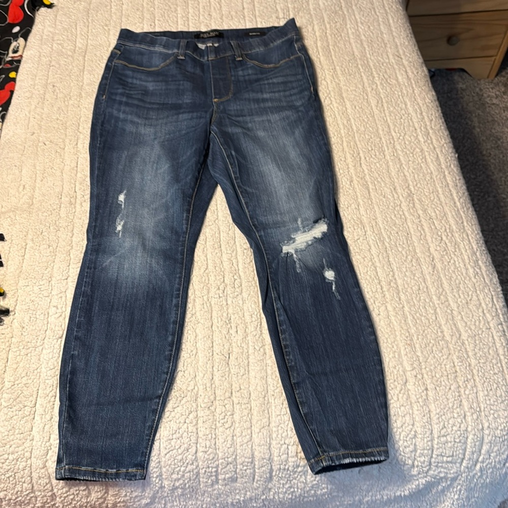 Judy Blue Distressed Denim Skinny Jeggings